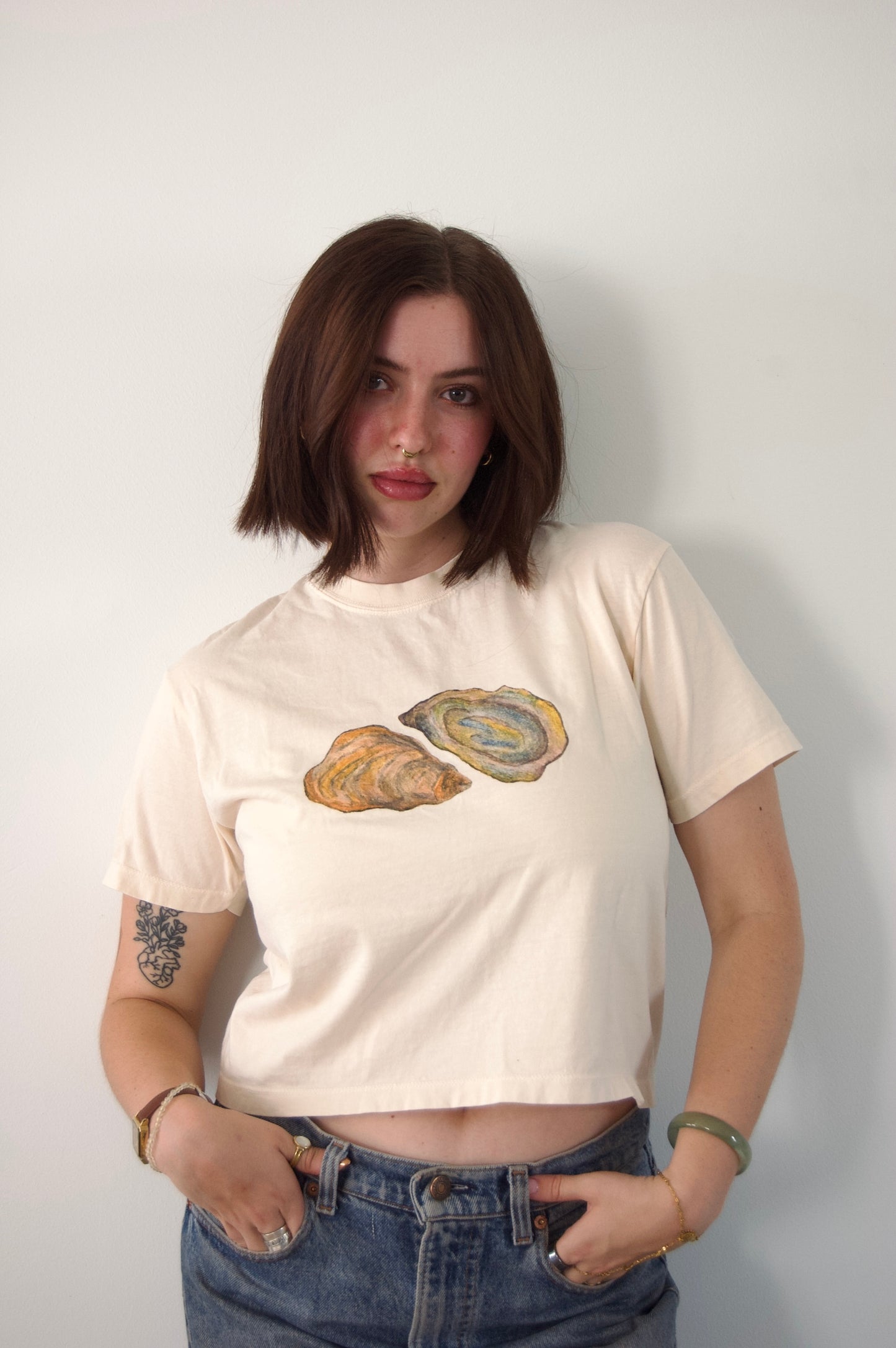 Oyster Boxy Women's Tee
