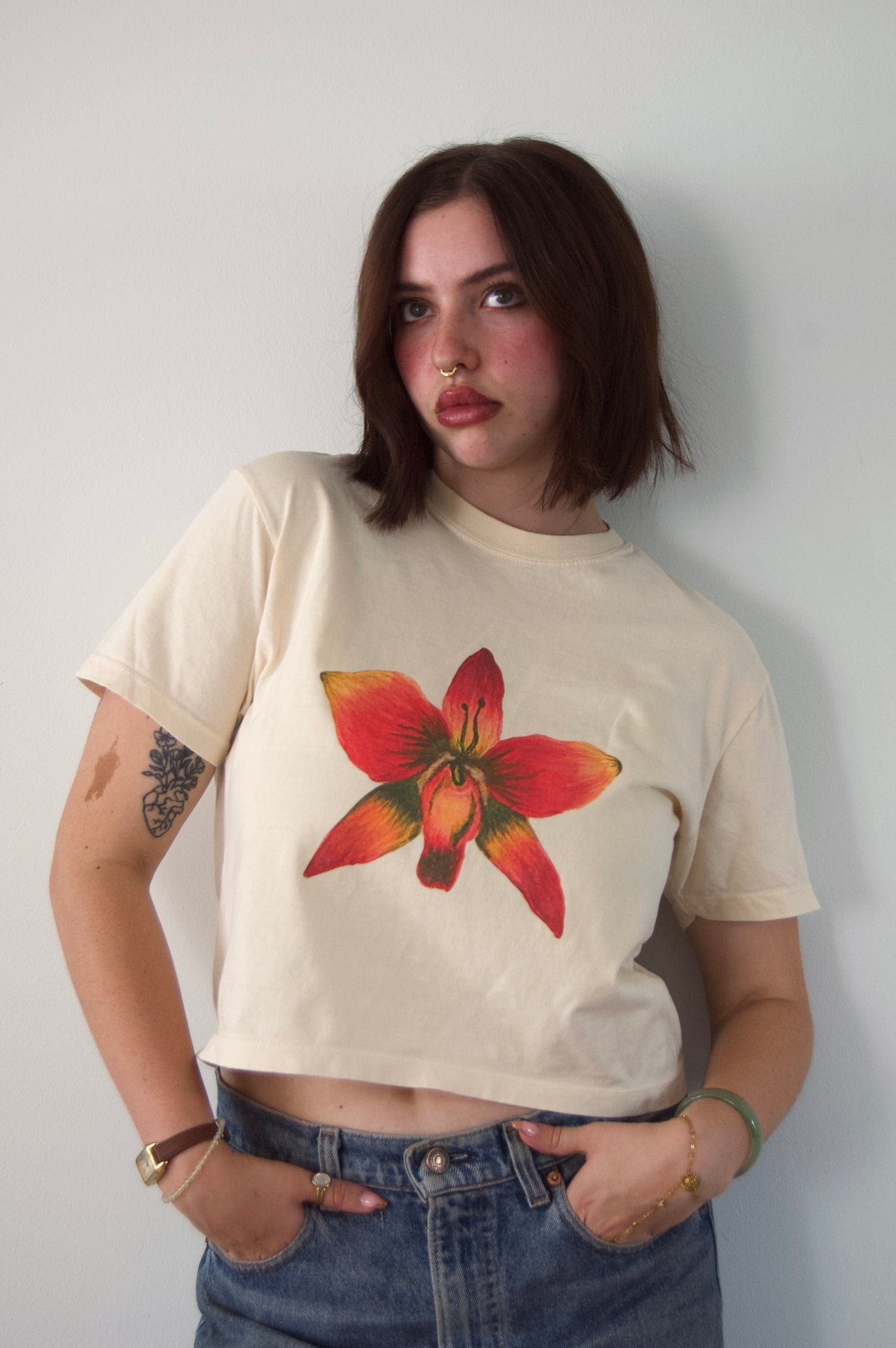 Orchid Boxy Women's Tee