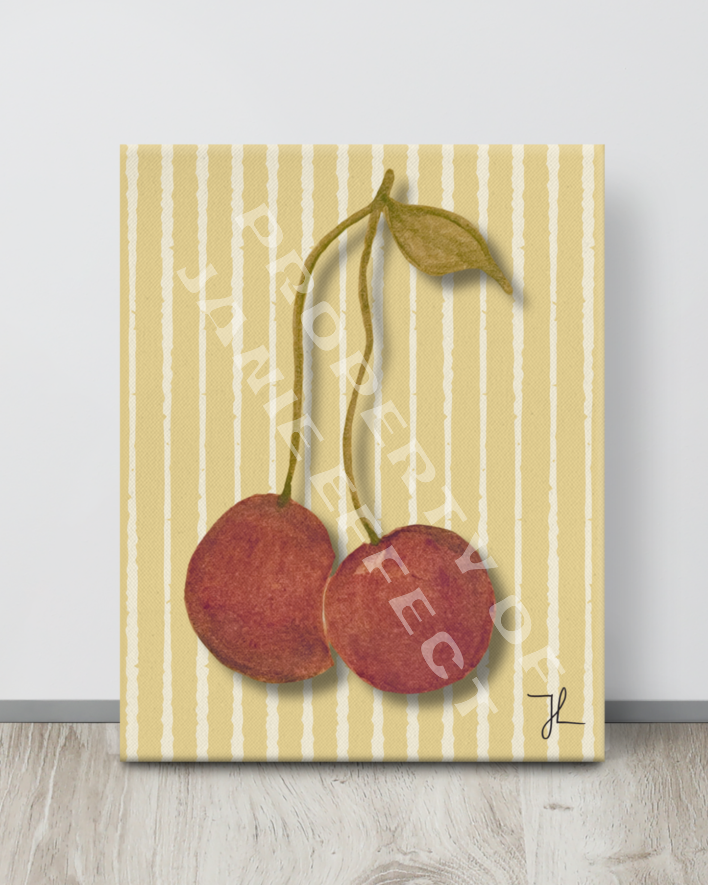 Cherry- thin canvas print