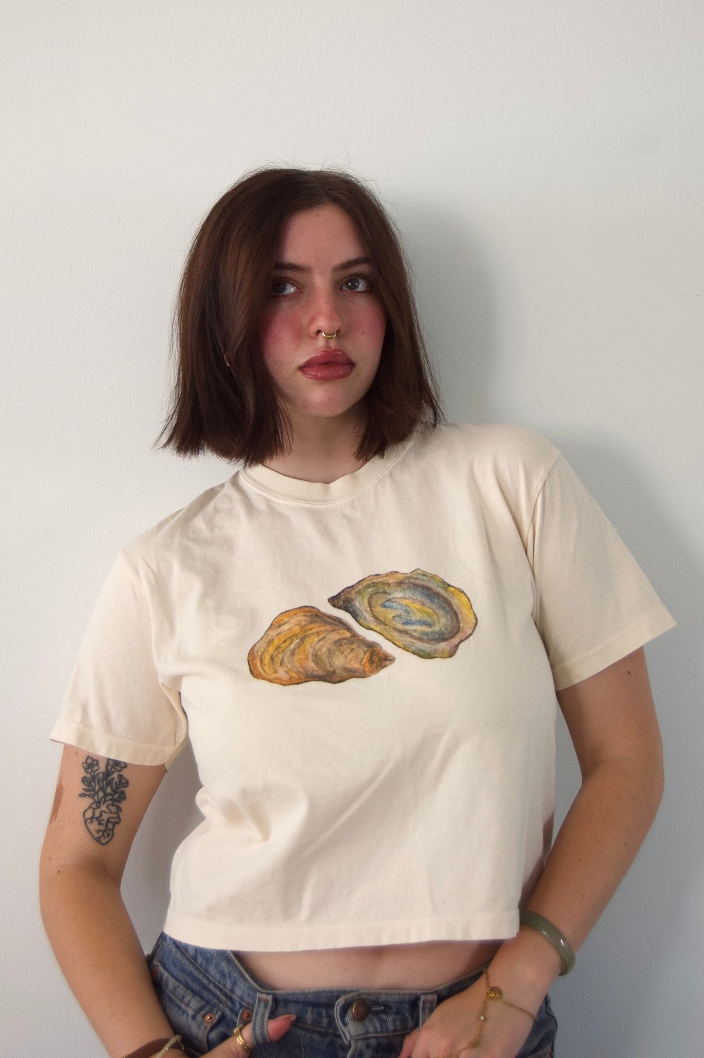 Oyster Boxy Women's Tee